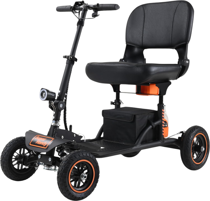 Super Handy GUT161 Electric Mobility Scooter Pro All Terrain 48V 2Ah 500W 6.25 MPH Max Speed 12.5 Mile Range New