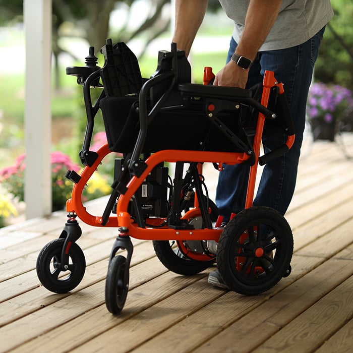 SuperHandy GoRide Portable Power Wheelchair, 220 lb Capacity