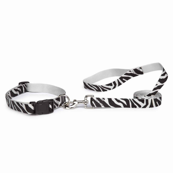 CC Animal Print Lead 4Ftx5/8In Zebra