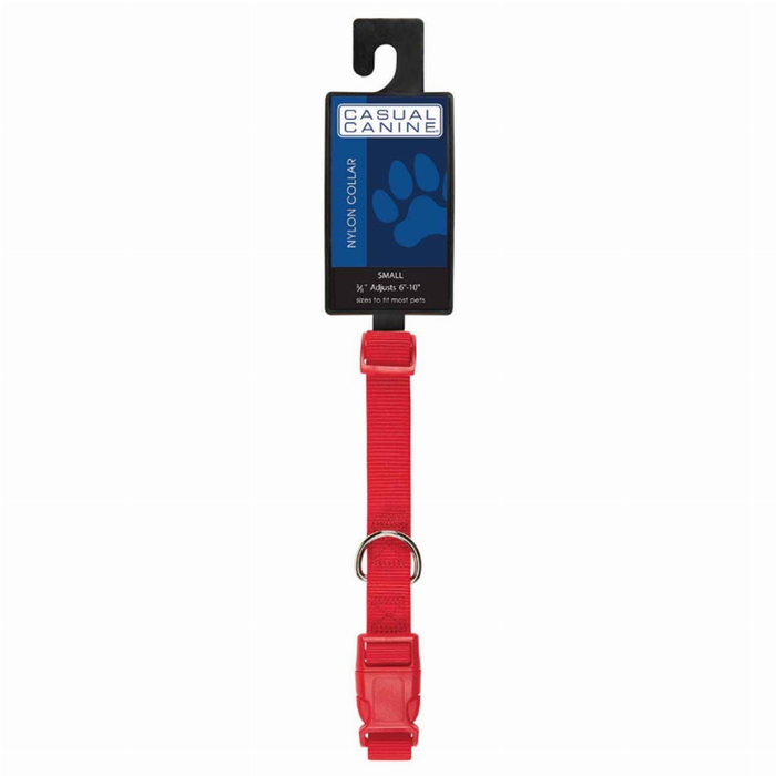 CC Dog Collar 10-16In Red