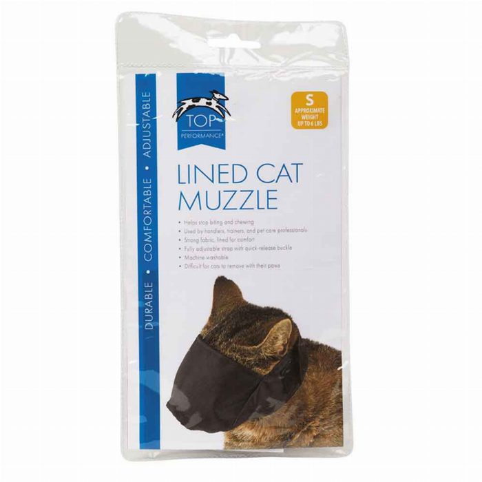 TP Lined Nylon Cat Muzzle S to 6lb