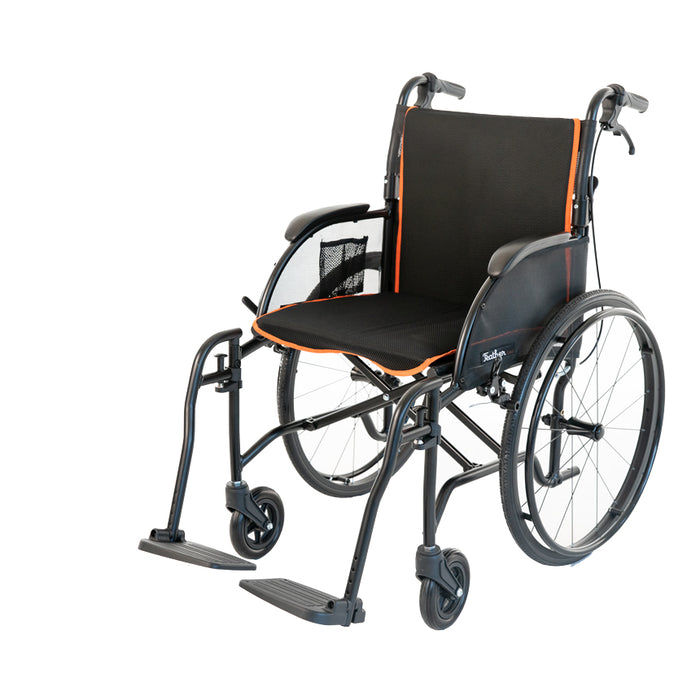 Feather Chair Lightweight Wheelchair, 13.5 lbs, Folding
