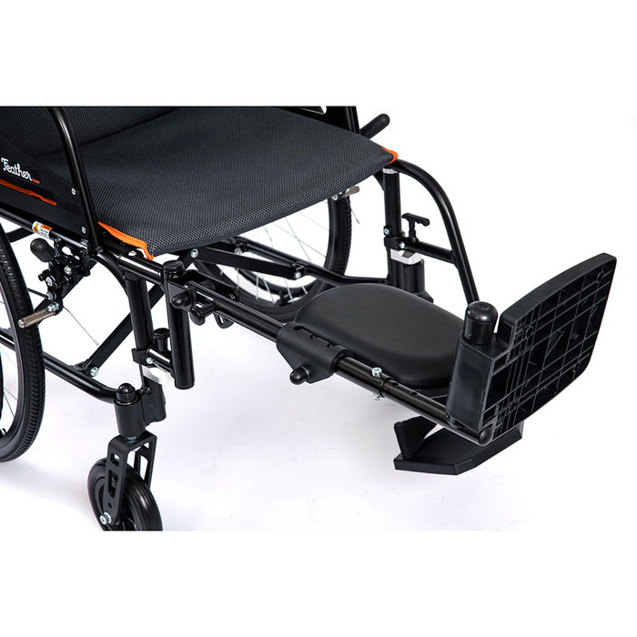 Feather Chair Lightweight Wheelchair, 13.5 lbs, Folding