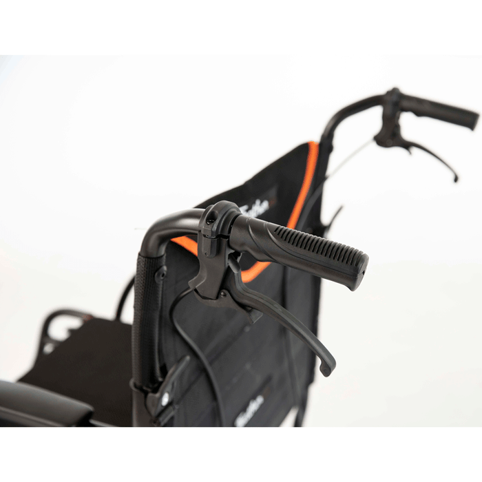 Feather Transport Wheelchair, 13 lbs, 18" Seat, 300 lb Capacity