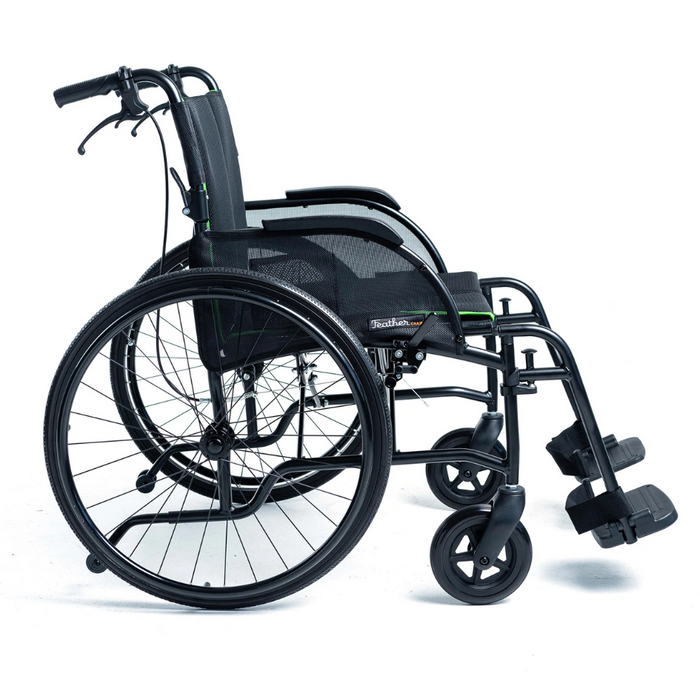 Feather Chair HD, Lightweight Heavy-Duty Wheelchair, 350 or 450 lb Capacity