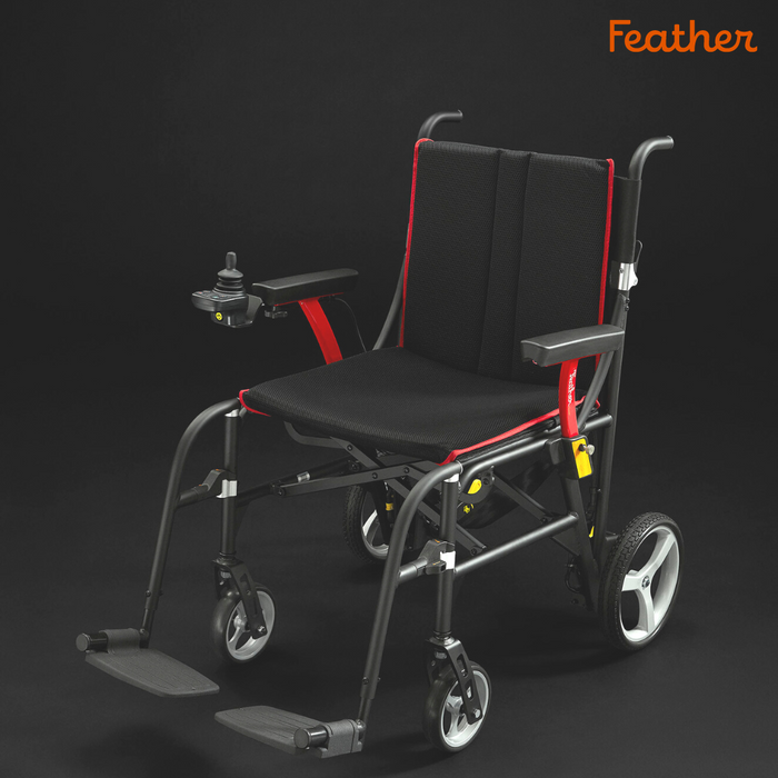 Feather Power Wheelchair, 33 lbs Folding Lightweight Electric Chair