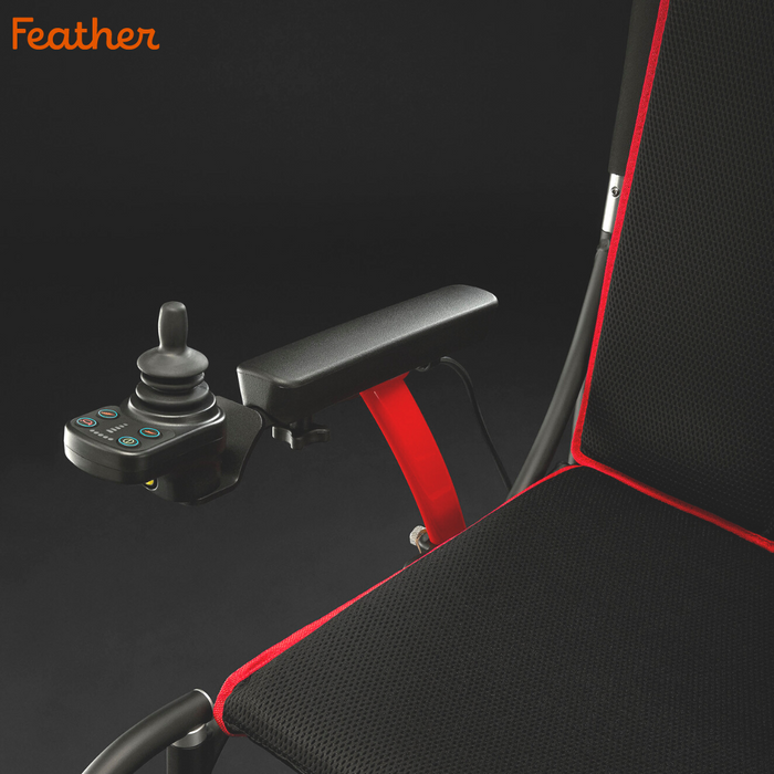 Feather Power Wheelchair, 33 lbs Folding Lightweight Electric Chair