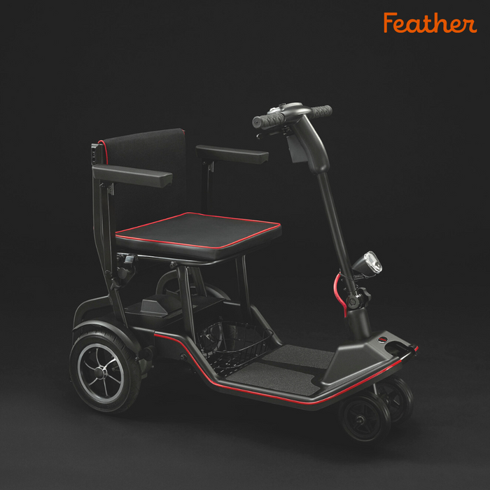 Feather Power Scooter, 37 lb Folding Electric Mobility Scooter
