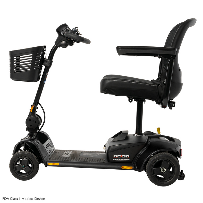 Pride Go-Go Elite Traveller 2 Platinum 4-Wheel Scooter (SC442EMS)