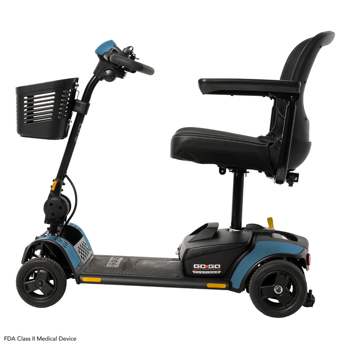 Pride Go-Go Elite Traveller 2 Platinum 4-Wheel Scooter (SC442EMS)