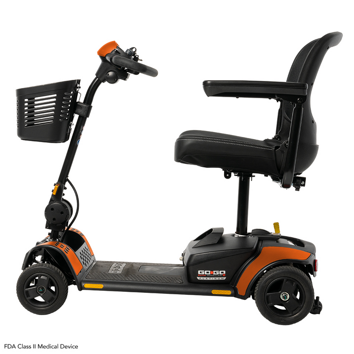 Pride Go-Go Elite Traveller 2 Platinum 4-Wheel Scooter (SC442EMS)