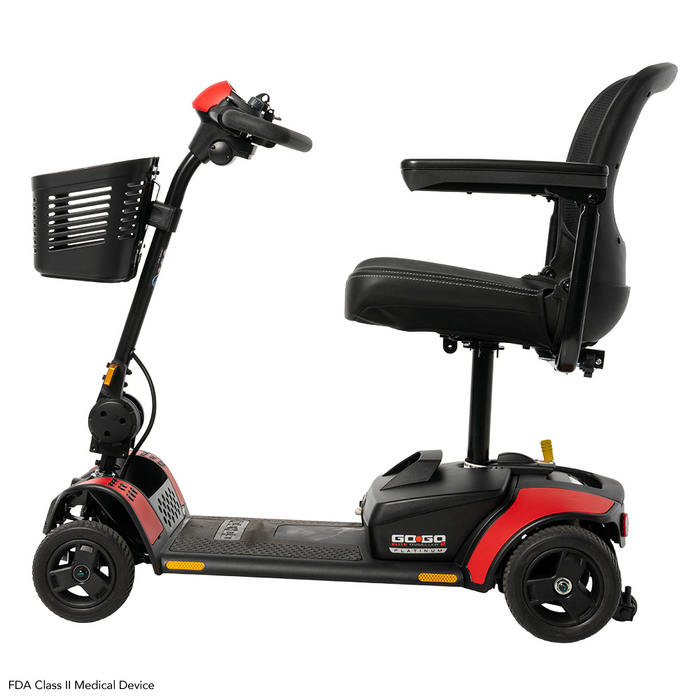 Pride Go-Go Elite Traveller 2 Platinum 4-Wheel Scooter (SC442EMS)