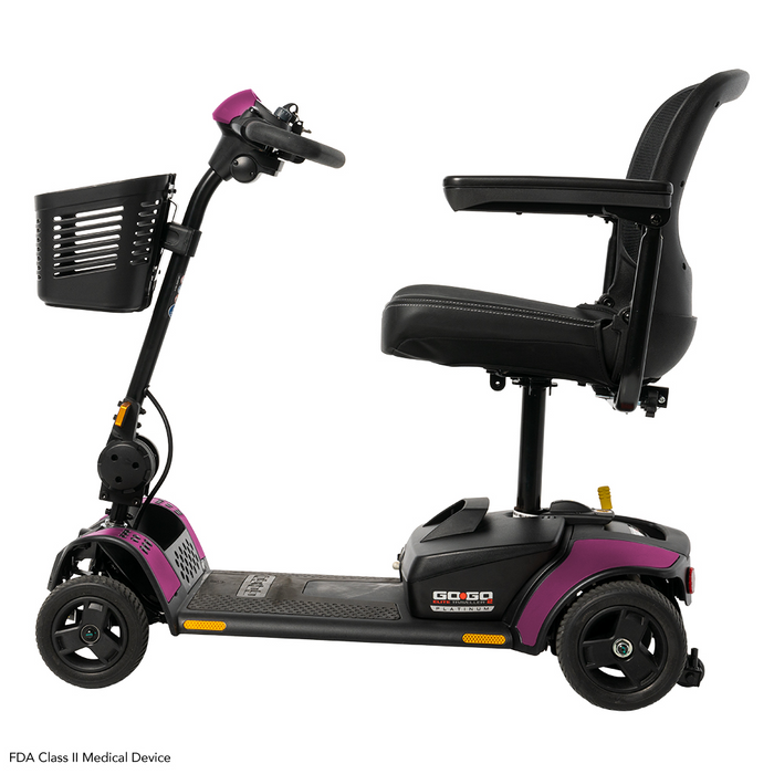 Pride Go-Go Elite Traveller 2 Platinum 4-Wheel Scooter (SC442EMS)