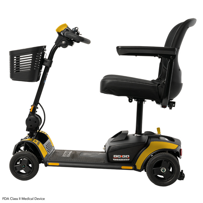 Pride Go-Go Elite Traveller 2 Platinum 4-Wheel Scooter (SC442EMS)