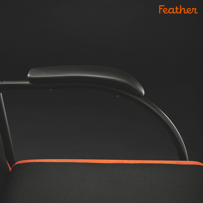 Feather Transport Wheelchair, 13 lbs, 18" Seat, 300 lb Capacity