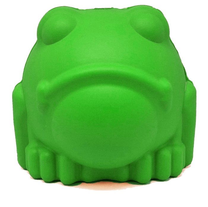 MKB Bull Frog Durable Rubber Chew Toy & Treat Dispenser