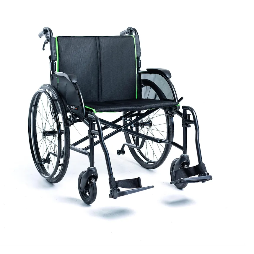 Feather Chair HD, Lightweight Heavy-Duty Wheelchair, 350 or 450 lb Capacity - What's in the box
