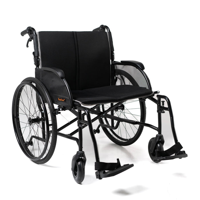 Feather Chair HD, Lightweight Heavy-Duty Wheelchair, 350 or 450 lb Capacity