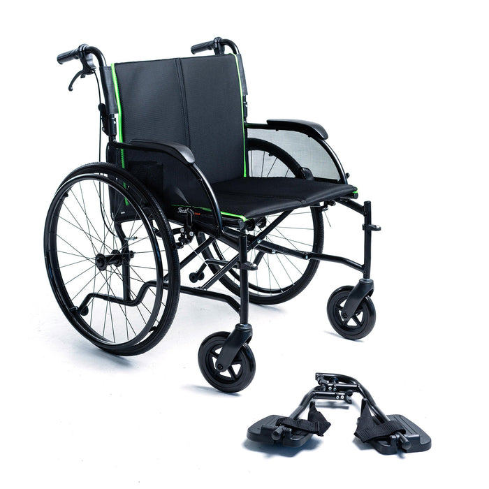 Feather Chair HD, Lightweight Heavy-Duty Wheelchair, 350 or 450 lb Capacity