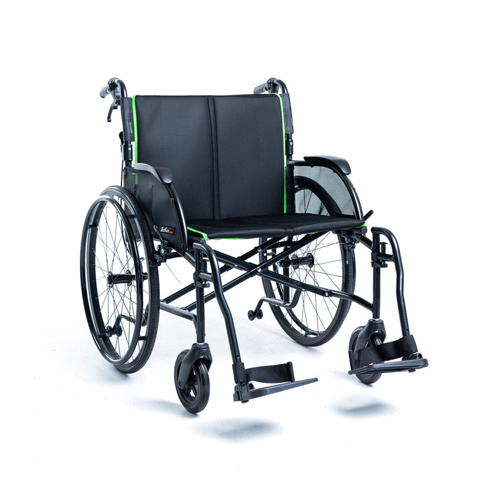 Feather Chair HD, Lightweight Heavy-Duty Wheelchair, 350 or 450 lb Capacity