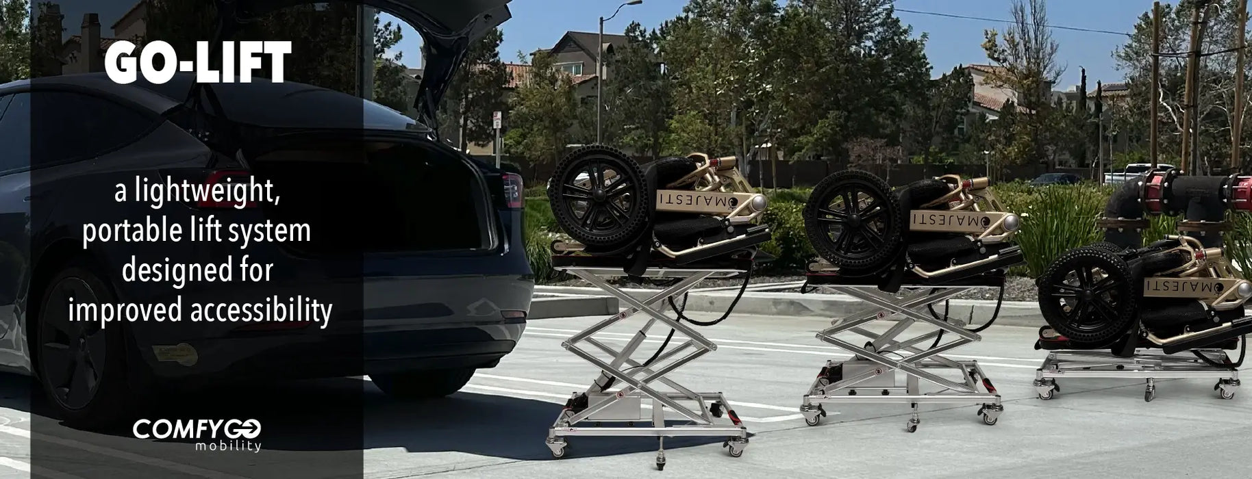 ComfyGO GO-Lift Portable Lift for Electric Wheelchairs and Scooters