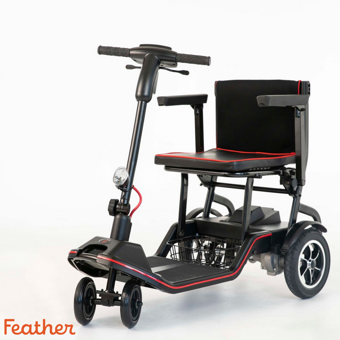 Feather Power Scooter, 37 lb Folding Electric Mobility Scooter