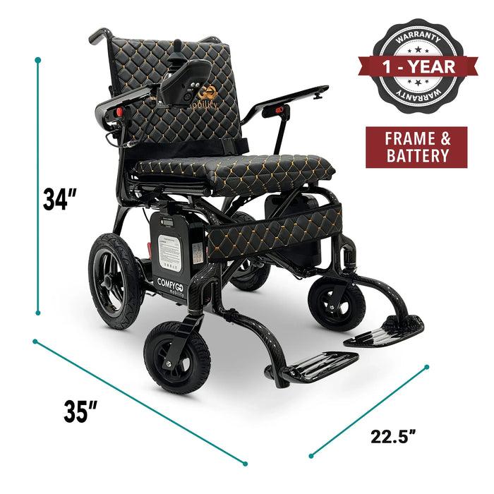 ComfyGO Phoenix Carbon Fiber Electric Wheelchair