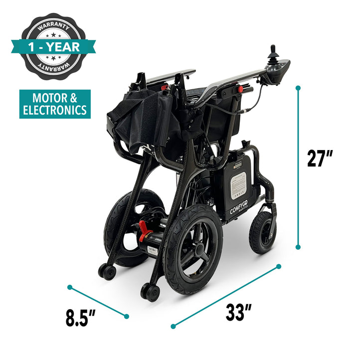 ComfyGO Phoenix Carbon Fiber Electric Wheelchair