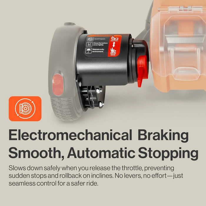 SuperHandy Passport Prime Folding Mobility Scooter with Auto E-Brake