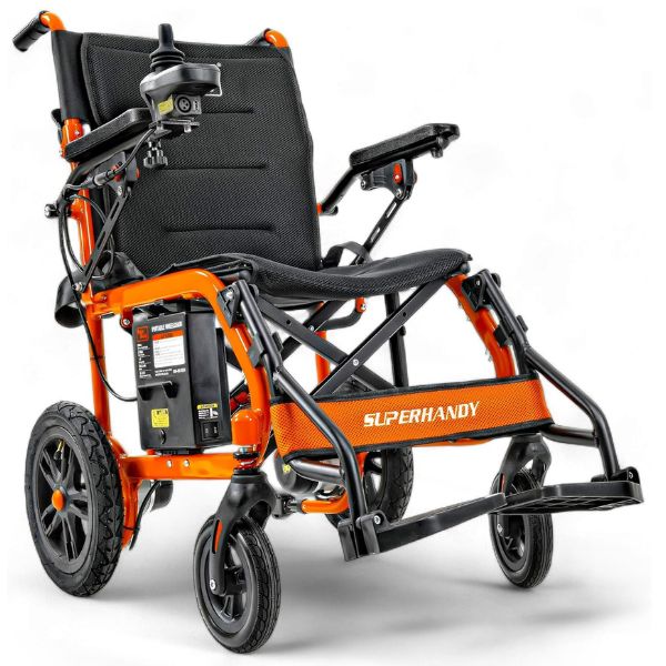 SuperHandy GoRide Portable Power Wheelchair, 220 lb Capacity