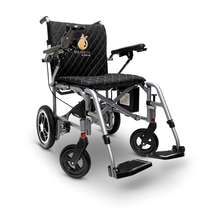 X-7 ComfyGO Lightweight Foldable Electric Wheelchair for Travel