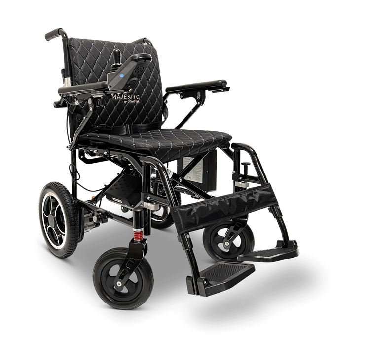 X-7 ComfyGO Lightweight Foldable Electric Wheelchair for Travel