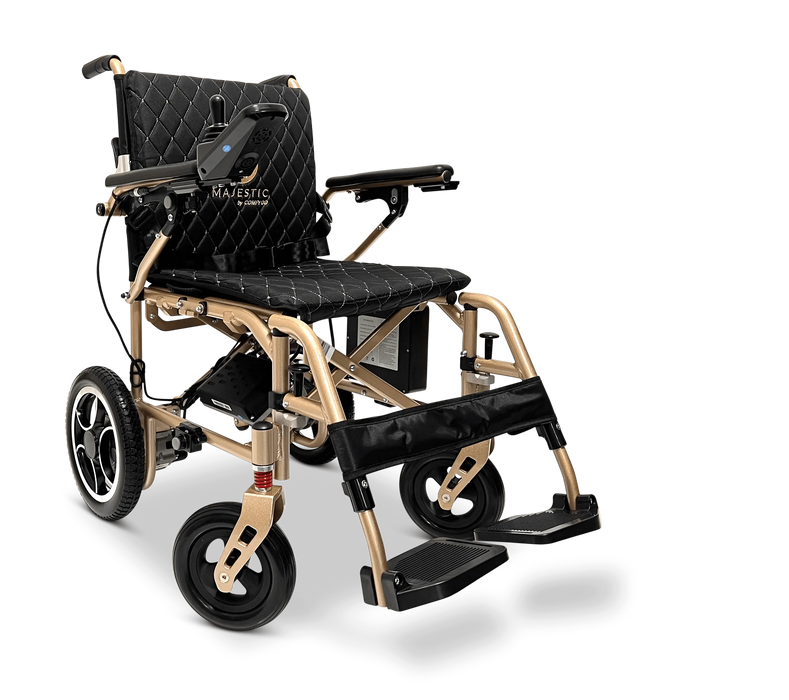 X-7 ComfyGO Lightweight Foldable Electric Wheelchair for Travel