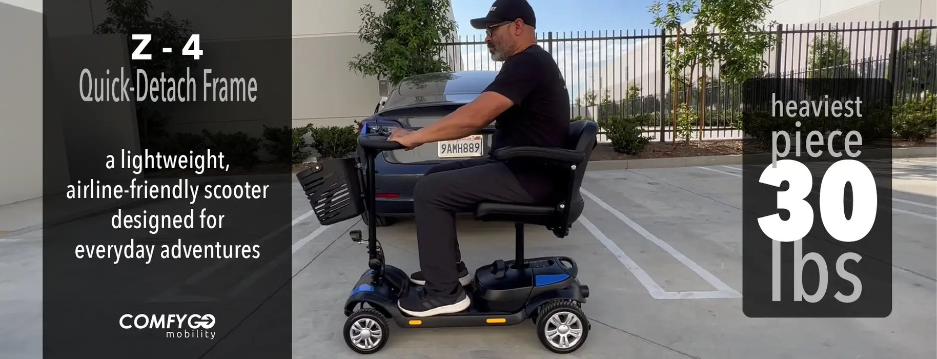 ComfyGO Z-4 Ultra-Light Electric Mobility Scooter