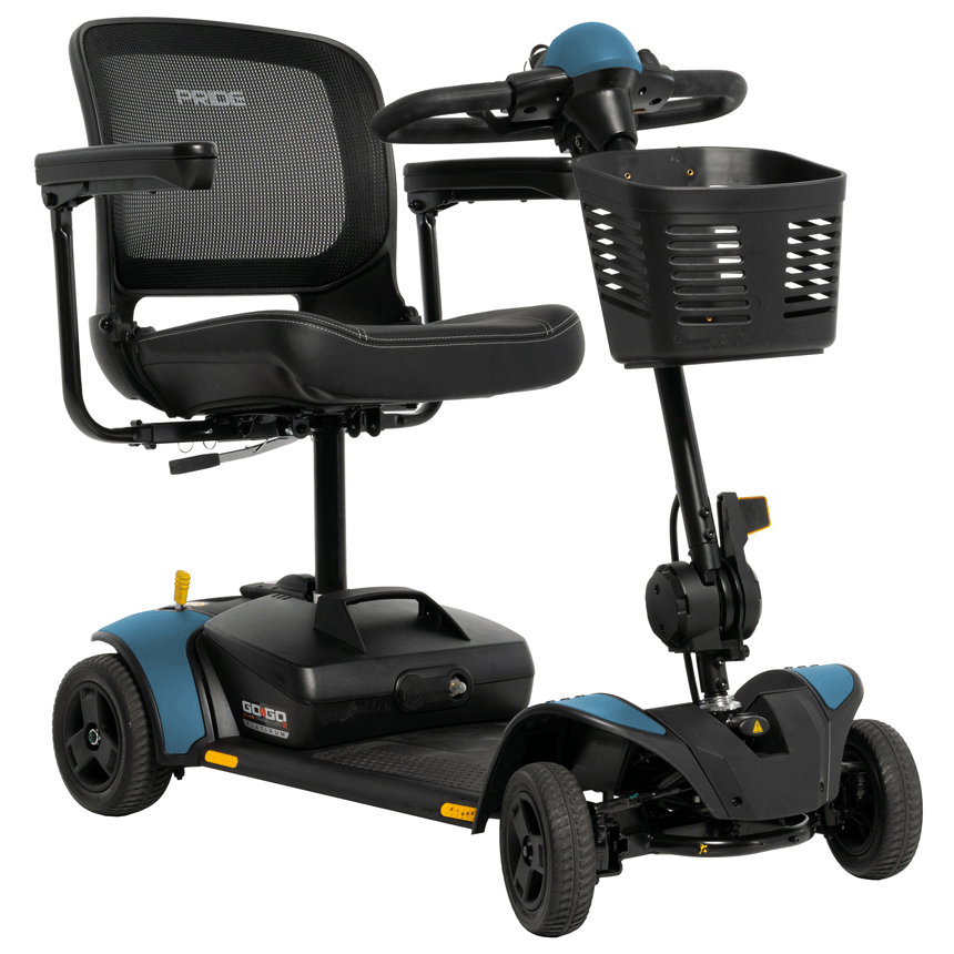 Pride Go-Go Elite Traveller 2 Platinum 4-Wheel Scooter (SC442EMS) - What's in the box
