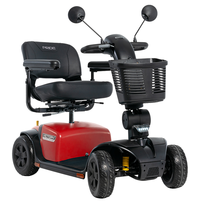 Pride Victory 10 Platinum 4-Wheel Scooter (SC710PLA) - What's in the box