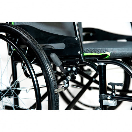 Feather Chair HD, Lightweight Heavy-Duty Wheelchair, 350 or 450 lb Capacity