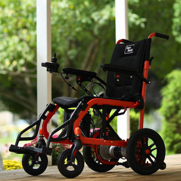 SuperHandy GoRide Portable Power Wheelchair, 220 lb Capacity