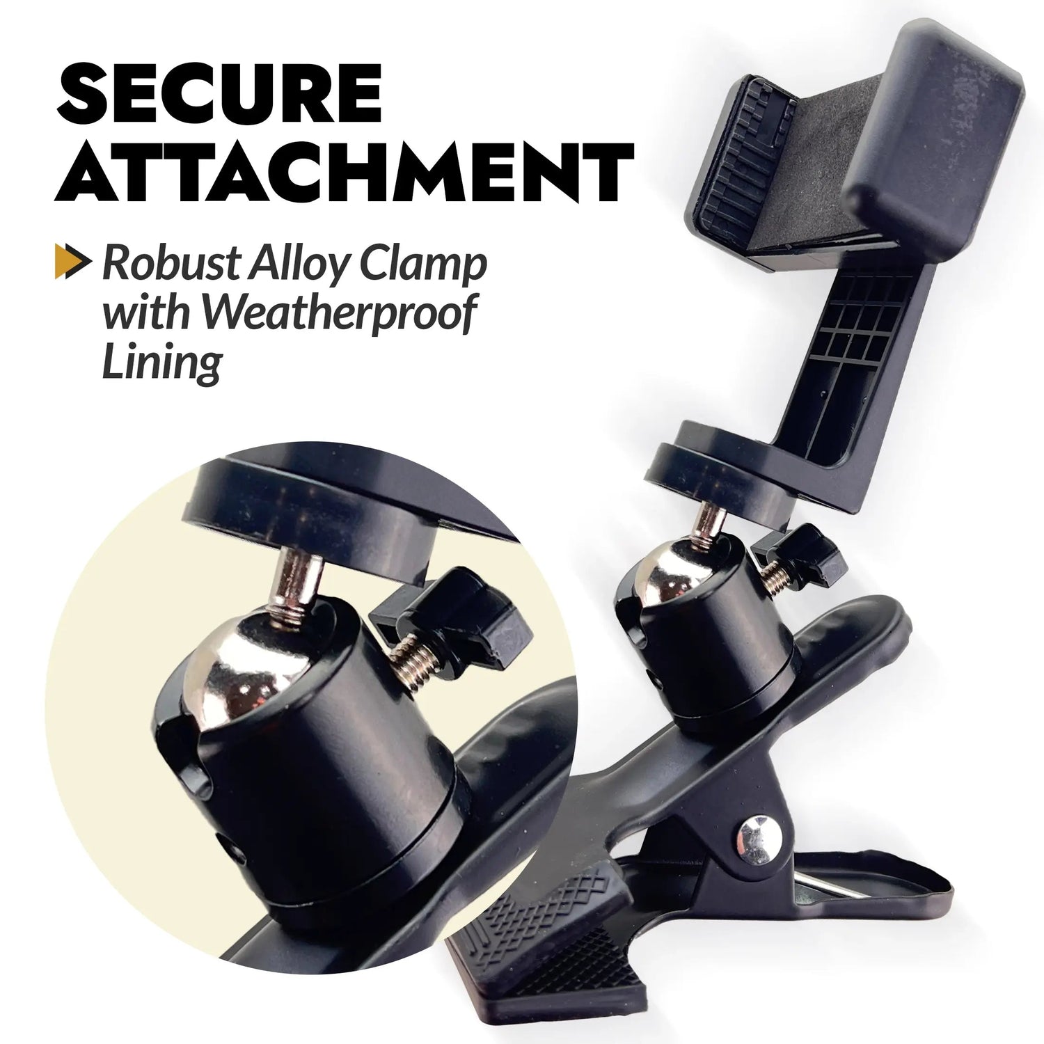 Secure Alloy Clamp That Protects Your Frame