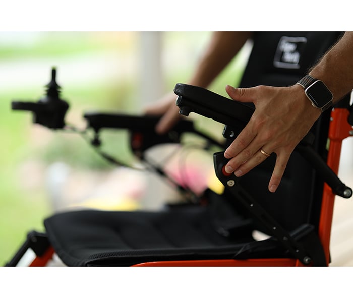 SuperHandy GoRide Portable Power Wheelchair, 220 lb Capacity - What's in the box
