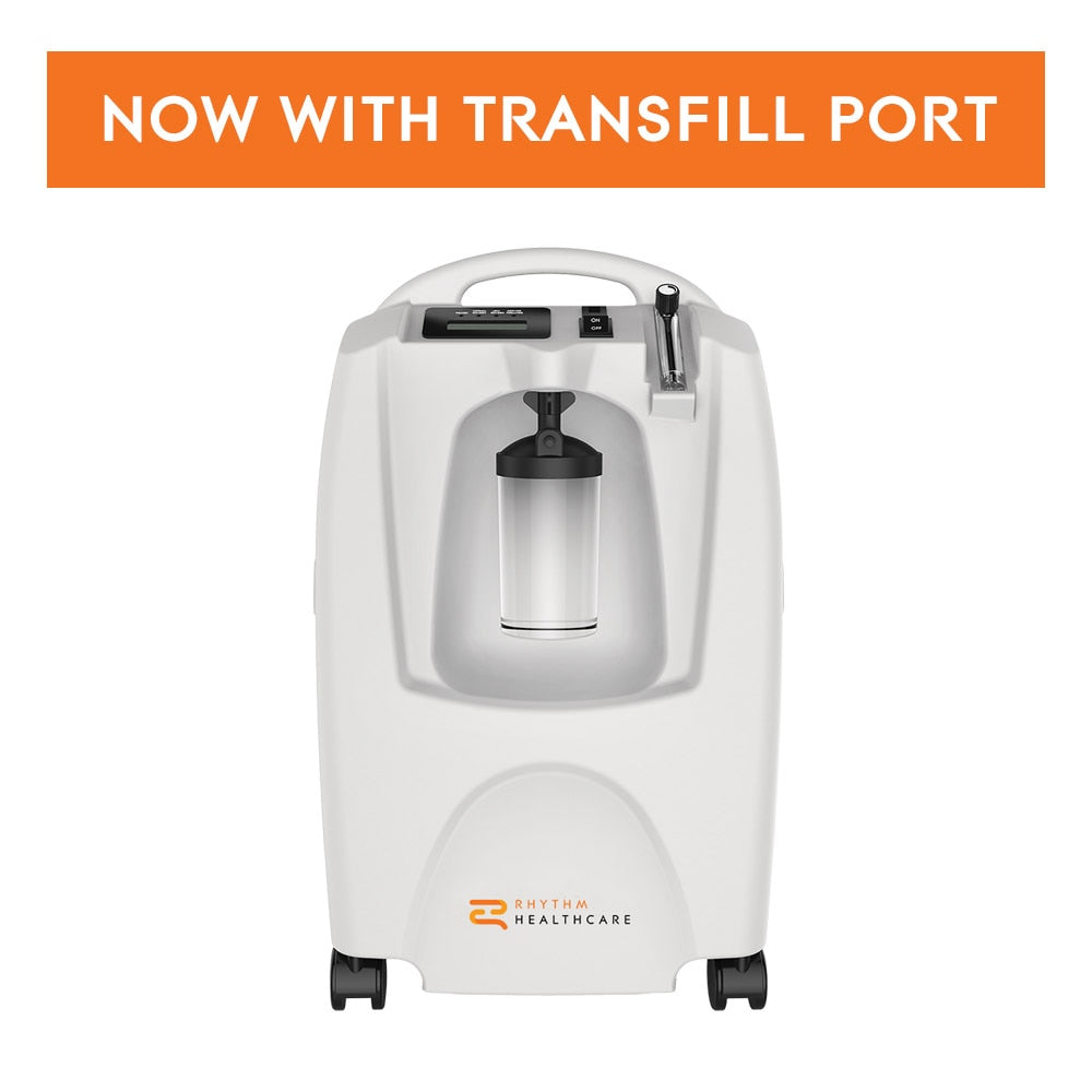 Rhythm Healthcare LM5BA 5L Stationary Oxygen Concentrator (LM5BA) - What's in the box
