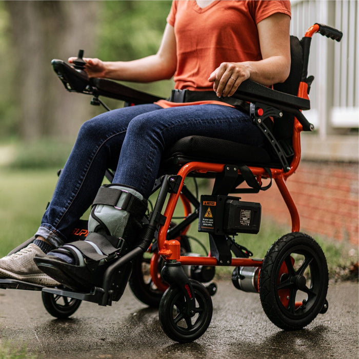 SuperHandy GoRide 2 Portable Power Wheelchair, 330 lb Capacity