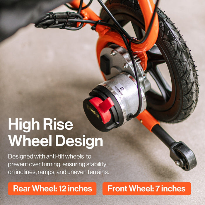 SuperHandy GoRide 2 Portable Power Wheelchair, 330 lb Capacity