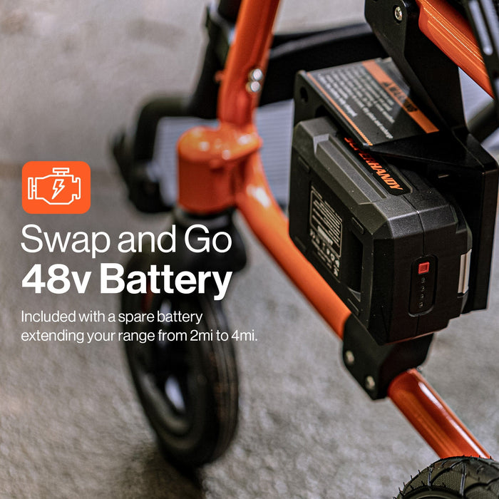 SuperHandy GoRide 2 Portable Power Wheelchair, 330 lb Capacity