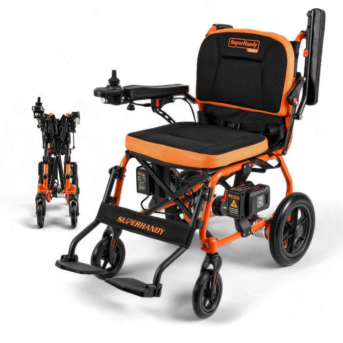 SuperHandy GoRide 2 Portable Power Wheelchair, 330 lb Capacity