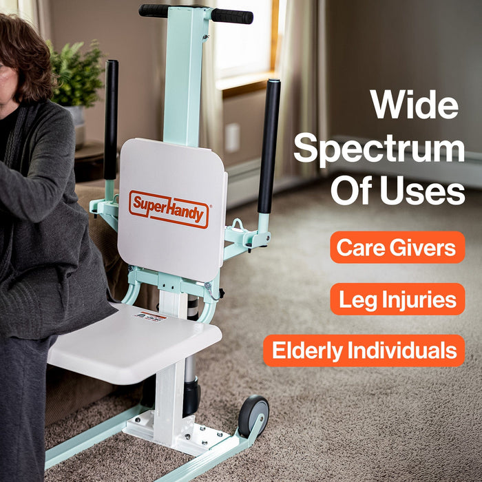 SuperHandy GoRise FC Floor Lift, 400 lb Capacity with Dual Power