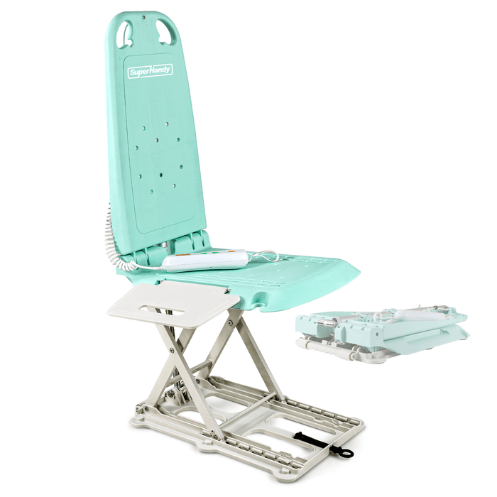 SuperHandy GoRise LT Portable Bath Lift, 330 lb Capacity, IP68 Waterproof