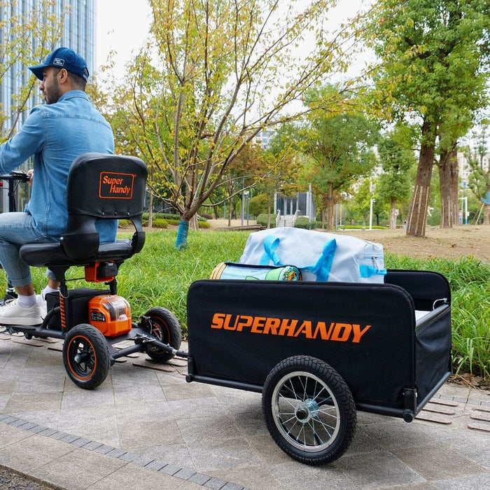SuperHandy Explorer 4-Wheel Mobility Scooter, Foldable, 300 lb Capacity