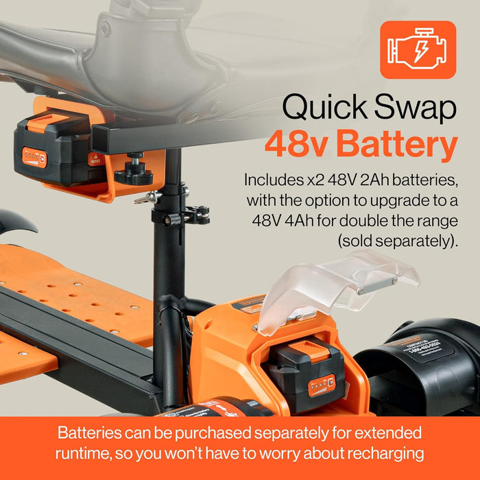 SuperHandy Passport Prime Folding Mobility Scooter with Auto E-Brake