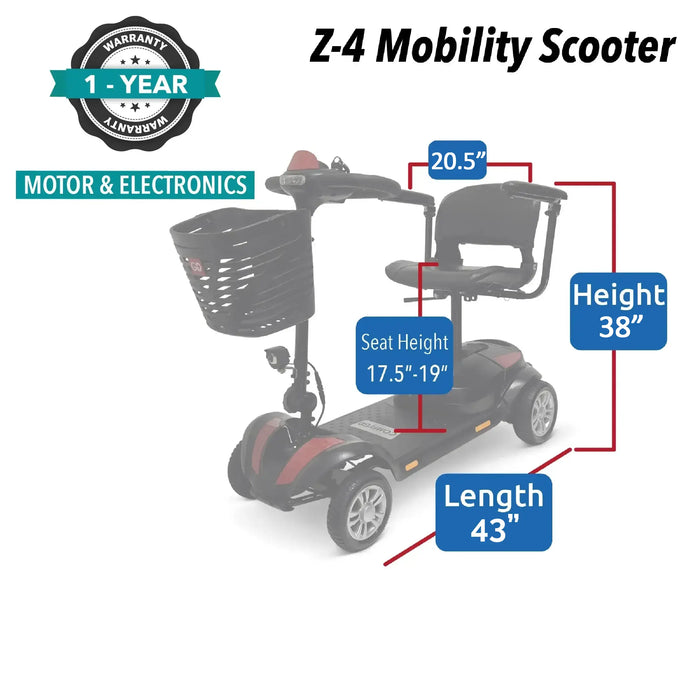 ComfyGO Z-4 Ultra-Light Electric Mobility Scooter
